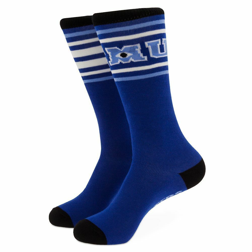 Disney Parks Pixar's Monster University Socks Adult Unisex New On Card